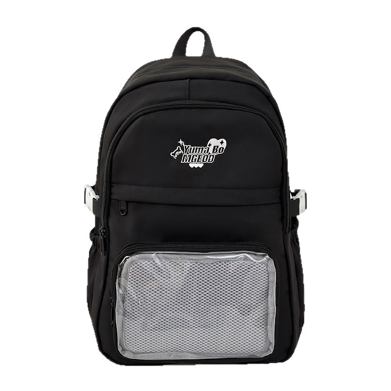 A new Japanese-style, simple and cute, fresh crossbody single-shoulder bag with multiple transparent layers for junior and senior high school students Item Picture