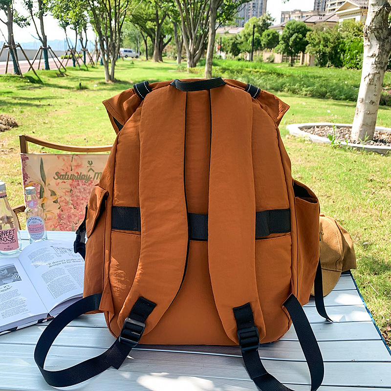 New high-appearance-level forest-themed backpack for men and women, casual, simple, lightweight, fashionable and versatile for commuting, large-capacity backpack Specification drawing