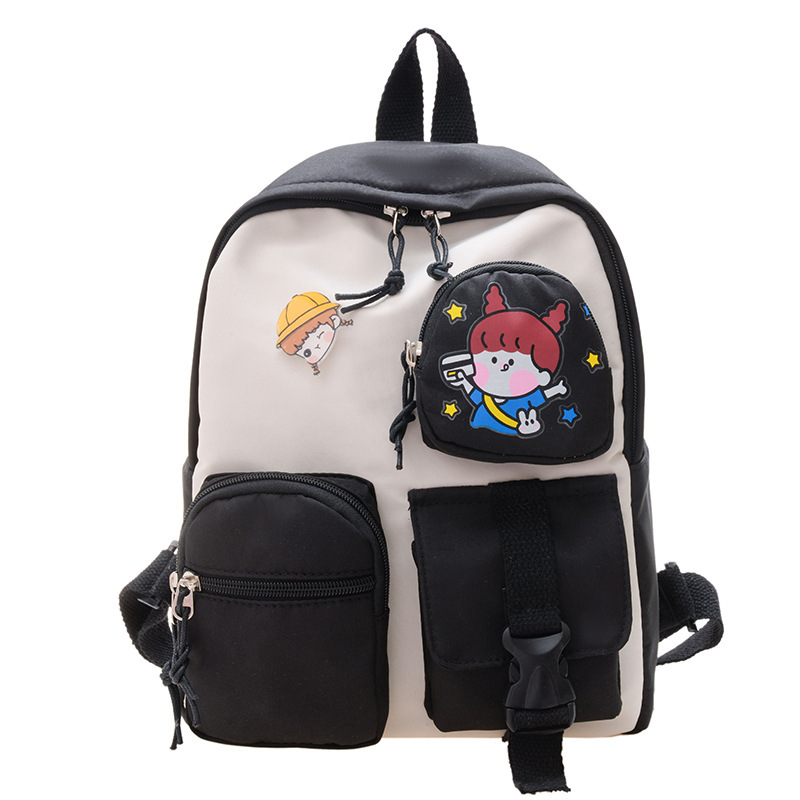 Cute children's bags in 2022, trendy travel backpacks for boys and girls in kindergartens, nylon fabric cartoon backpacks Item Picture