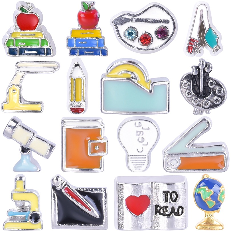 Learning tools Charm Module bracelet Single accessory DIY Patch Floating charms locket full figure