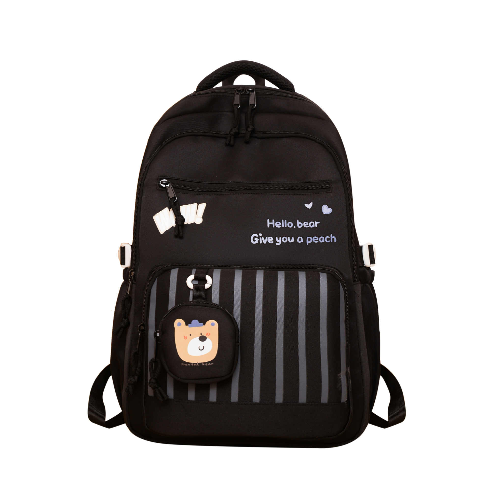 A new high-appearance-level, fresh and sweet candy-colored backpack from Japanese Instagram, a lightweight and large-capacity backpack for junior and senior high school students Item Picture