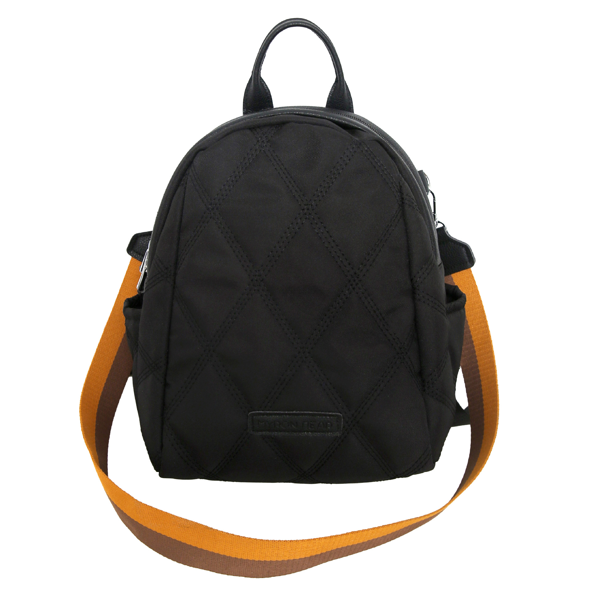 Japanese-style InS-style solid color simple mini college student backpack, versatile and lightweight backpack for commuting, Korean-style single-shoulder bag Item Picture