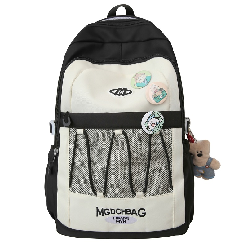 High appearance level, ins style, Korean color contrast, multi-layered lightweight backpacks for boys in grades 3 to 6 on campus Item Picture