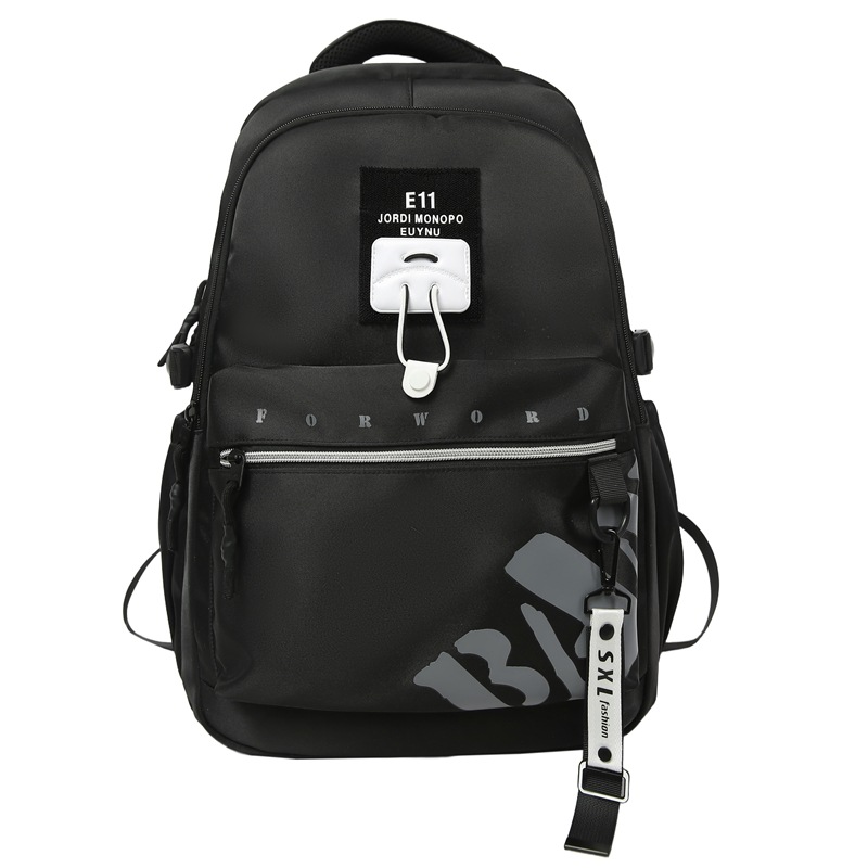 Korean Instagram-style stylish, cool, casual and versatile backpack for high school and junior high school students. Simple and large-capacity backpack with a high-end feel Item Picture