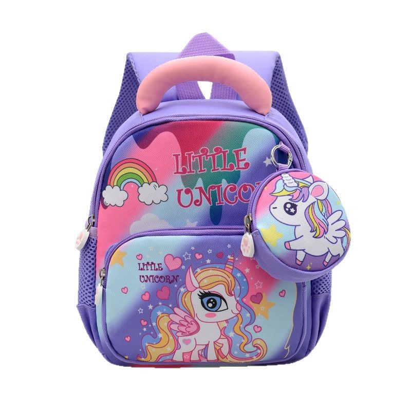Kindergarten girl schoolbag, children's bag, Little Unicorn Baoli Girls 2025 New style Little Horse Cute backpack Item Picture
