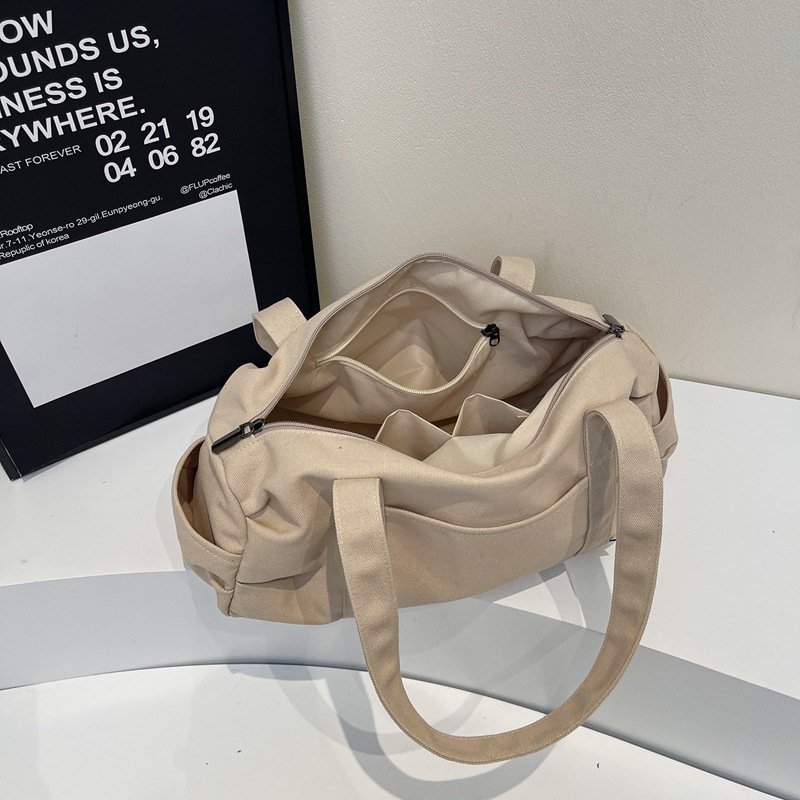 2025 New Korean-style fashionable and versatile single-shoulder bag, large-capacity commuter handbag, casual, simple and lightweight tote bag Specification drawing