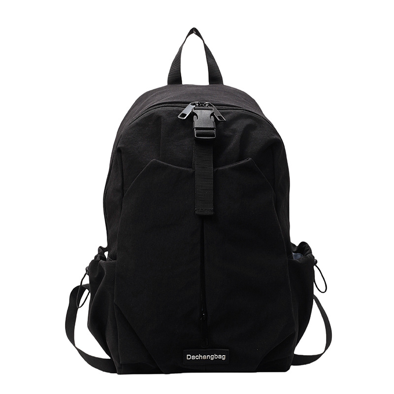 Lightweight backpack for college students, large-capacity, simple, fashionable and versatile travel bag, daily casual commuting backpack Item Picture