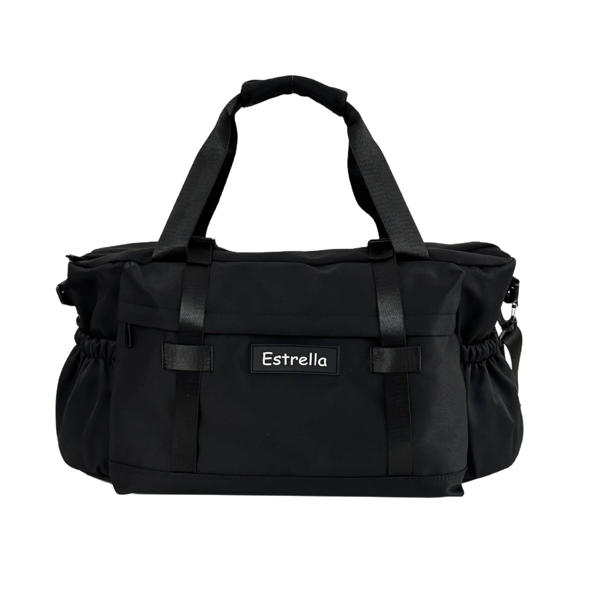 Short business trip travel bag for men, casual business travel crossbody bag for women, lightweight, waterproof and large-capacity portable fitness bag Item Picture