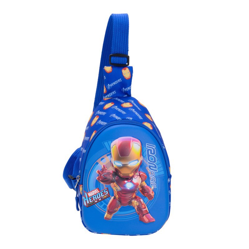 This year's new children's bags, boys' cool and fashionable cartoon coin purses, crossbody bags, outdoor casual small backpacks and chest bags Item Picture