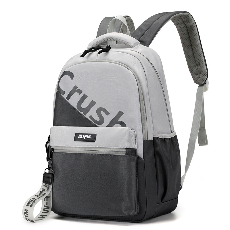 New student schoolbag ins casual backpack for junior high school and senior high school students, lightweight and lightweight backpacks for both boys and girls on campus Item Picture
