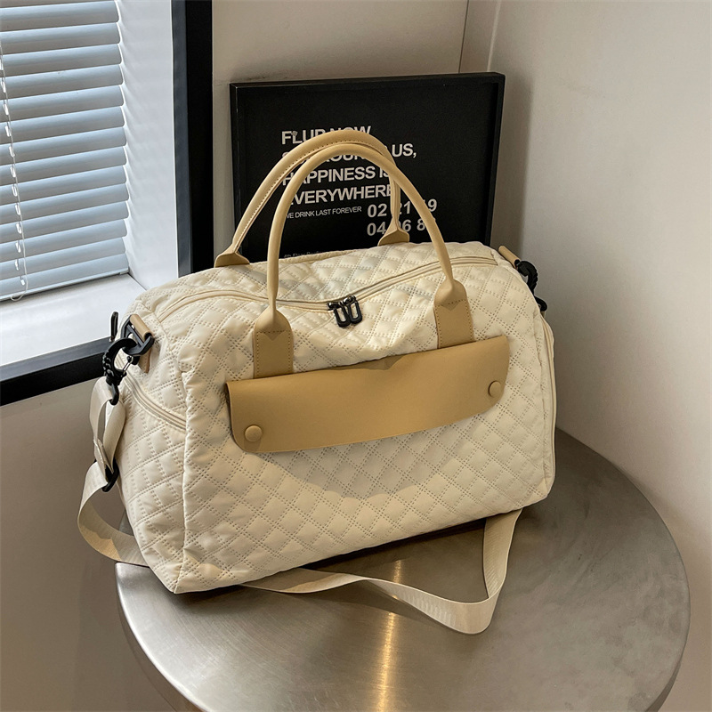 New travel bags, short business trip luggage bags, large-capacity sports and fitness bags for women, and single-shoulder crossbody handbags for women details Picture
