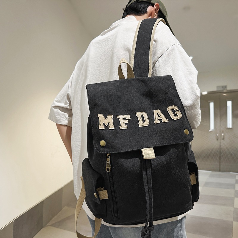Japanese-style schoolbags in an ink-style, laid-back and simple style for junior high school girls with a high level of good looks and for boys with a school style backpack details Picture