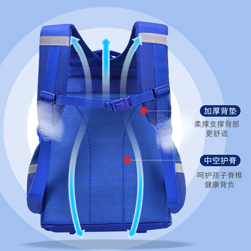 Cartoon Spider-Man children's schoolbag for primary school students, Grade 1-6 boys' backpack for reducing burden and protecting spine details Picture