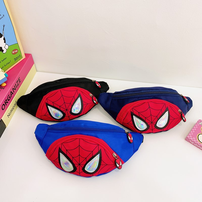 New children's crossbody bag, light bag, cartoon and cute printed baby chest bag, stylish light small waist bag for boys and girls full figure
