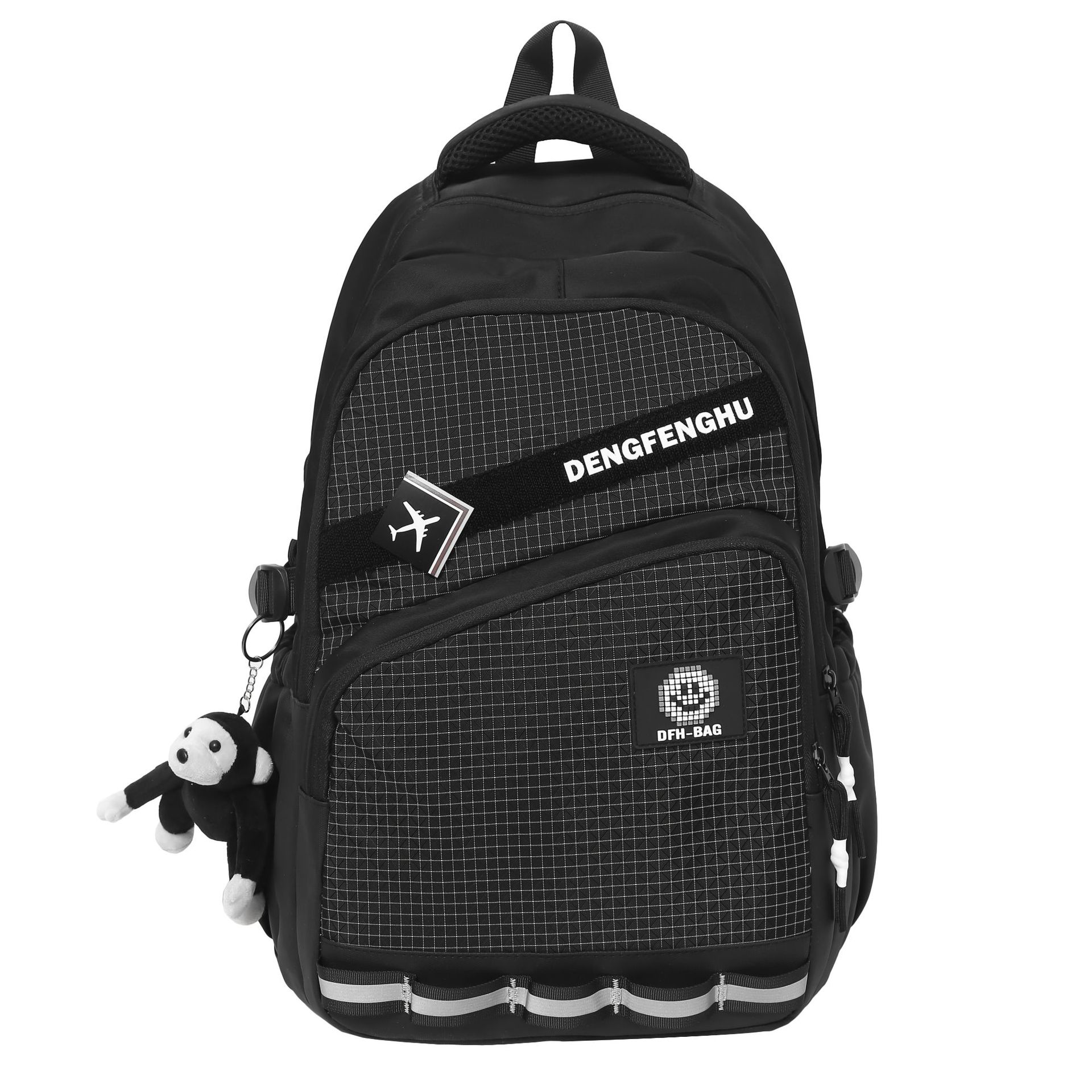 A new cross-border outdoor sports backpack for men, a cool Korean style Instagram workwear trend, and a casual backpack for college students and couples Item Picture