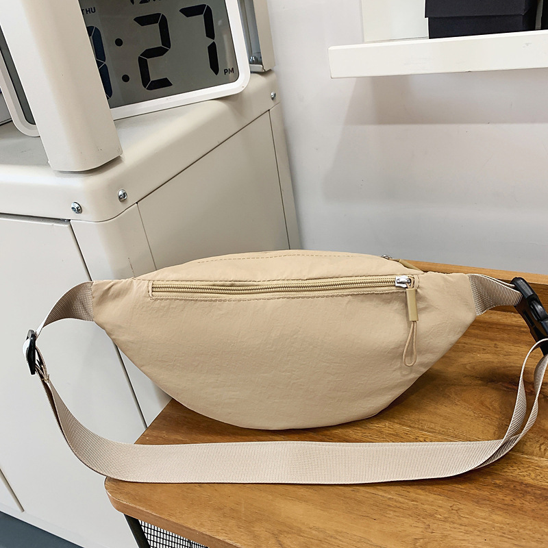 Spring and summer crossbody bag, student casual bag, new trendy and cool sporty shoulder bag for men and women, versatile and simple ins waist bag Specification drawing