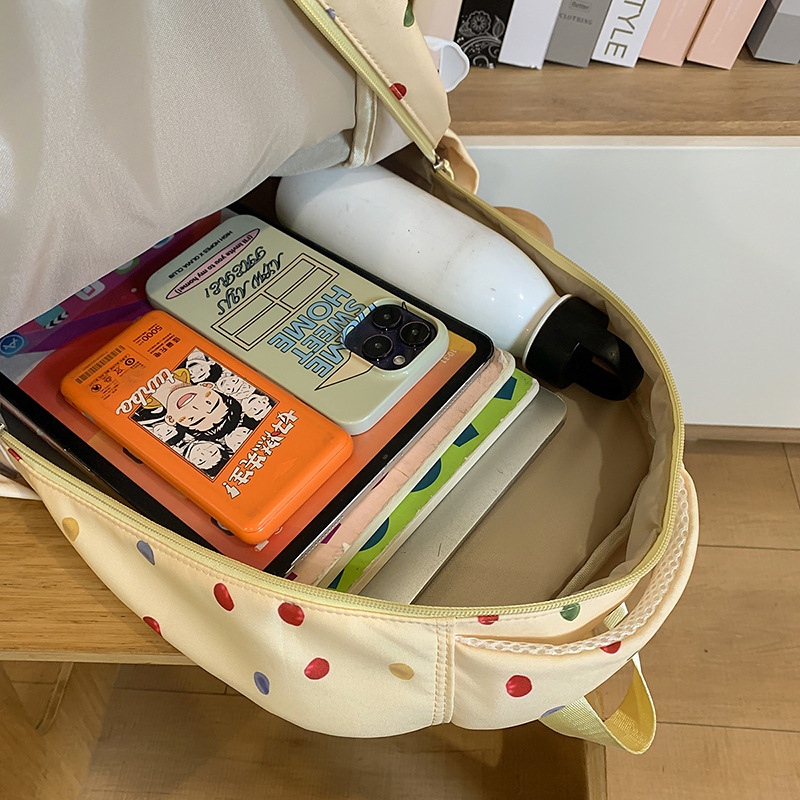 A new high-appeartion-level cute puppy backpack for junior and senior high school students, which is casual, simple, lightweight, versatile and has a large capacity Application Scenario