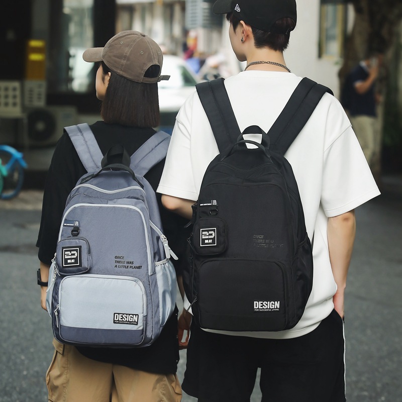 New student backpack, Korean-style lightweight and casual travel backpack, high appearance level backpack for junior high school girls full figure