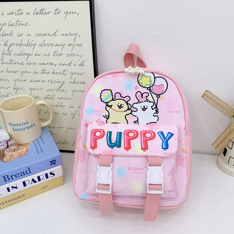New cartoon-patterned kindergarten and primary school children's schoolbags for boys and girls, 4-6 years old, casual and lightweight backpacks Specification drawing