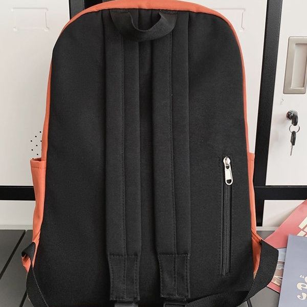 New schoolbag for women, large-capacity trendy couple travel backpack, practical multi-layer backpack for junior and senior high school students Specification drawing