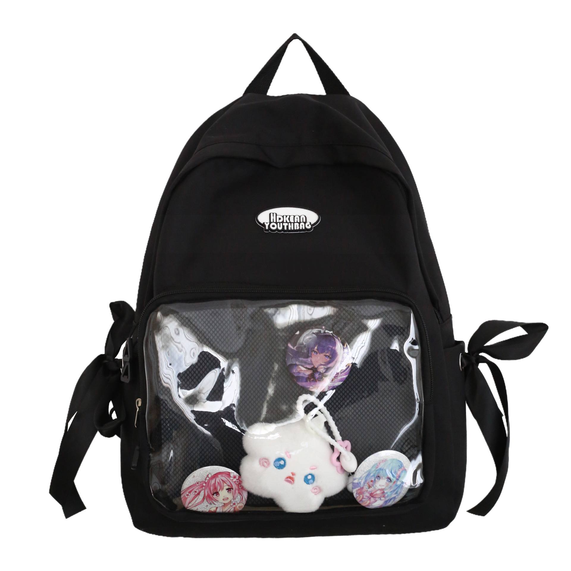 Spring 2025 new transparent, high-appearancelevel ins large-capacity single-shoulder and double-shoulder backpack for junior and senior high school students Item Picture