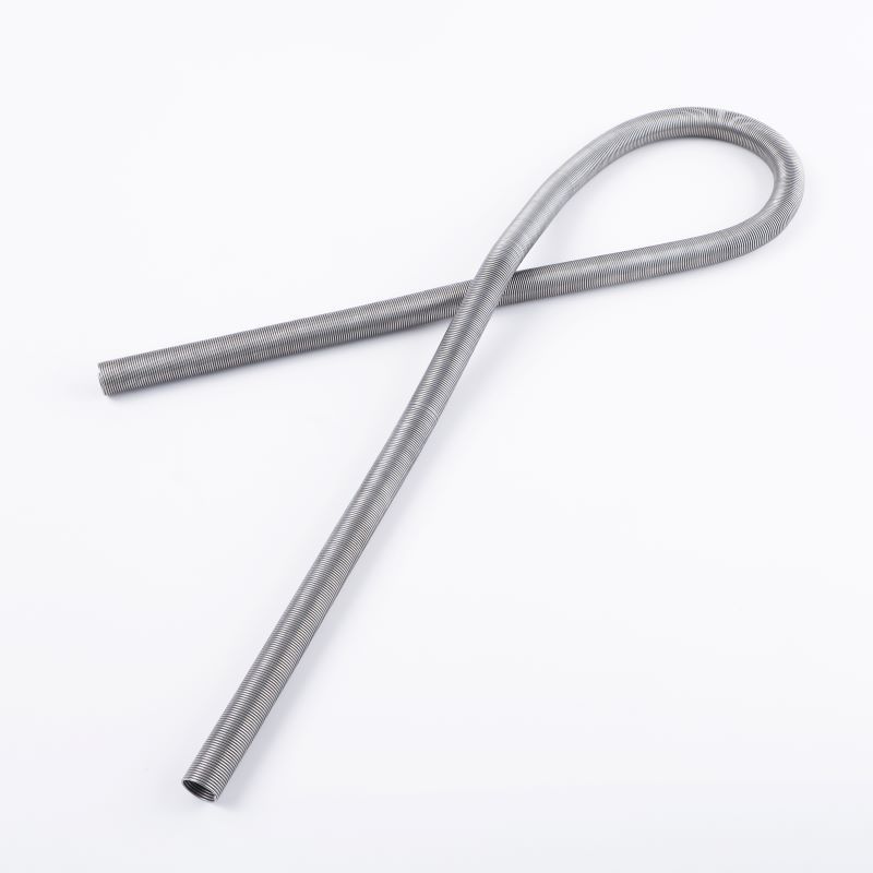 Customized stainless steel tension spring, spring protection, wire bending pipe, flat head without hook, protective wire sleeve, 304 protective pipe spring by the manufacturer Item Picture
