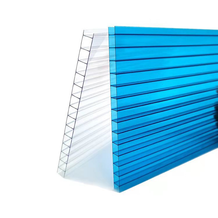 Transparent pc honeycomb polycarbonate sheet 3mm5mm6m greenhouse outdoor heat insulation carport hollow interlocking board Item Picture