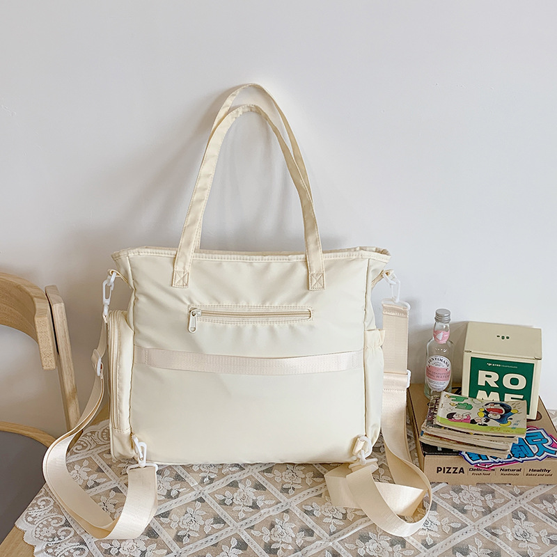 2025 New stylish and cute backpack, casual large-capacity tote bag, crossbody bag, Japanese-style versatile single-shoulder pain bag Specification drawing