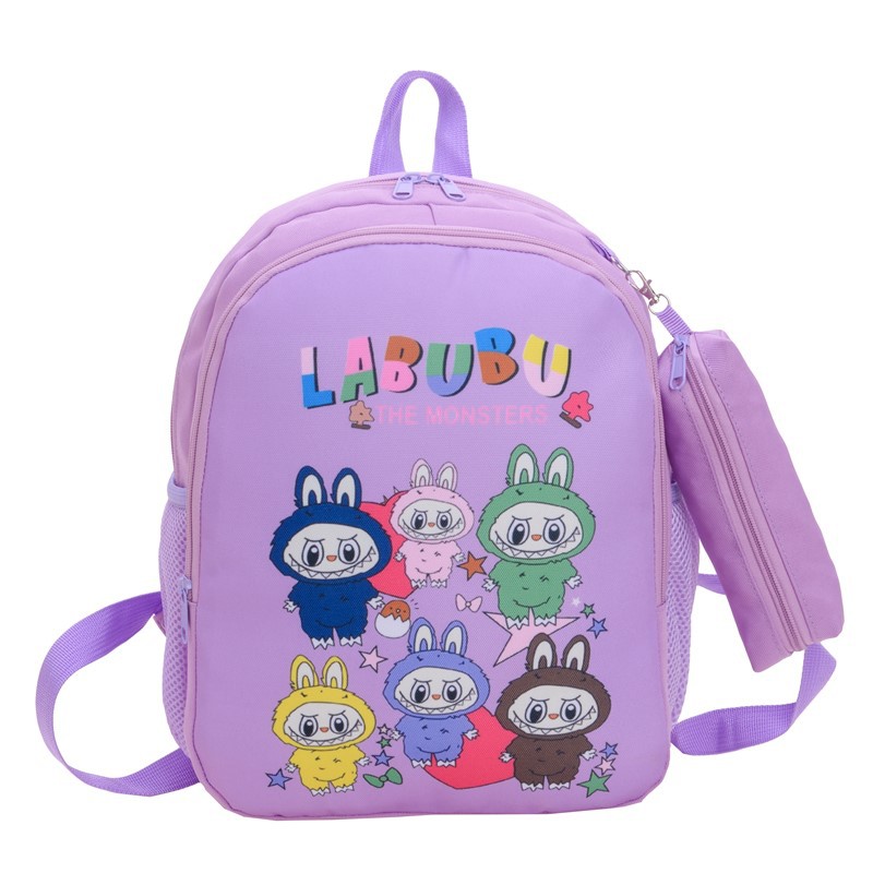 The 2025 summer new children's schoolbag is cute and stylish for girls. It's a cartoon printed small backpack for kindergartens Item Picture