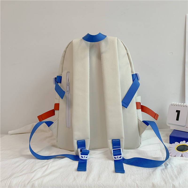 Ins-style Japanese Harajuku vintage girl schoolbag, Korean cartoon soft girl schoolbag, high school student style backpack Specification drawing