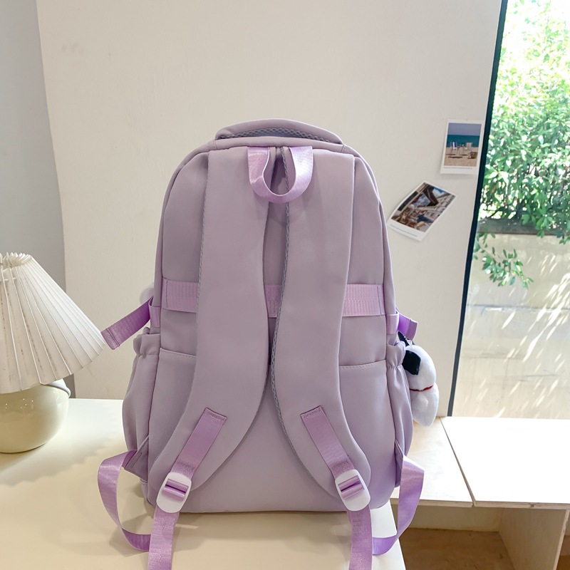High-appearancy-level ins backpack, cute schoolbag, large-capacity backpack for female primary school students in grades three to five and six and junior high school students Specification drawing