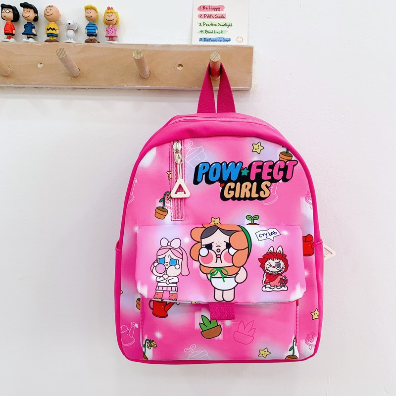 2025 New style kindergarten schoolbags for boys and girls, cute cartoon backpacks, fashionable and trendy, children's backpack trend Specification drawing