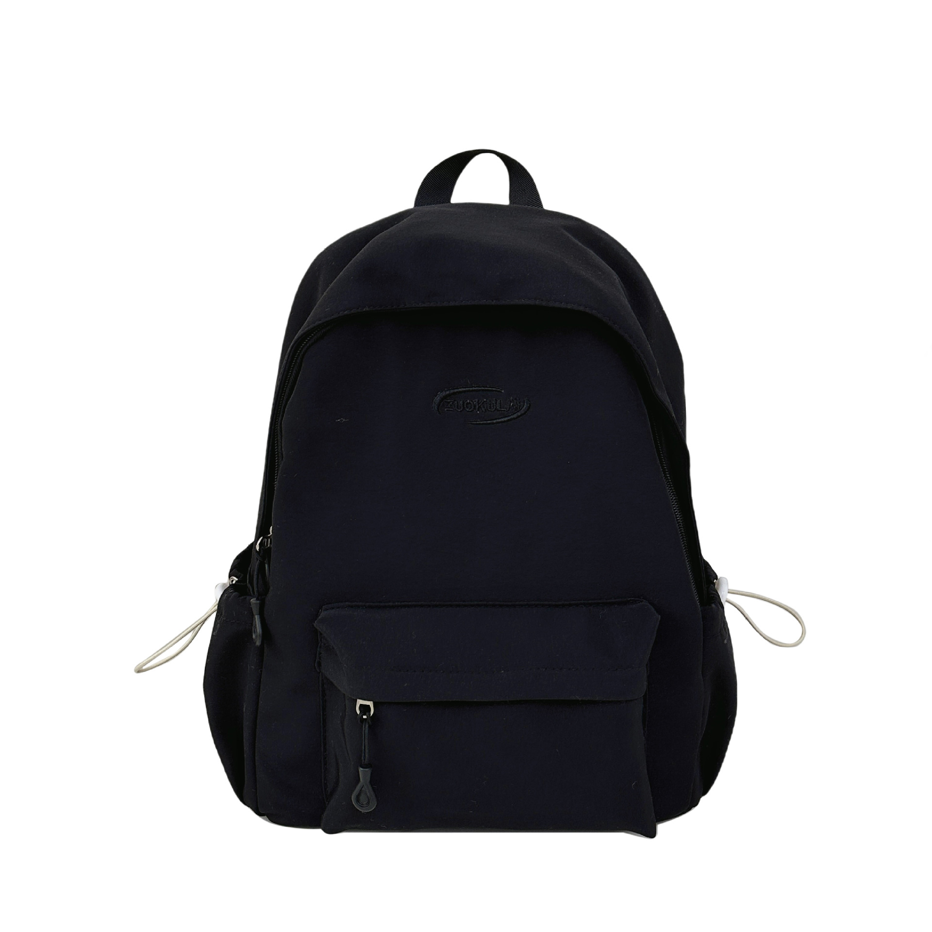 The 2025 new solid-color Ins-style backpack in Korean style is versatile and has a high level of appearance. It is a simple and large-capacity student schoolbag Item Picture