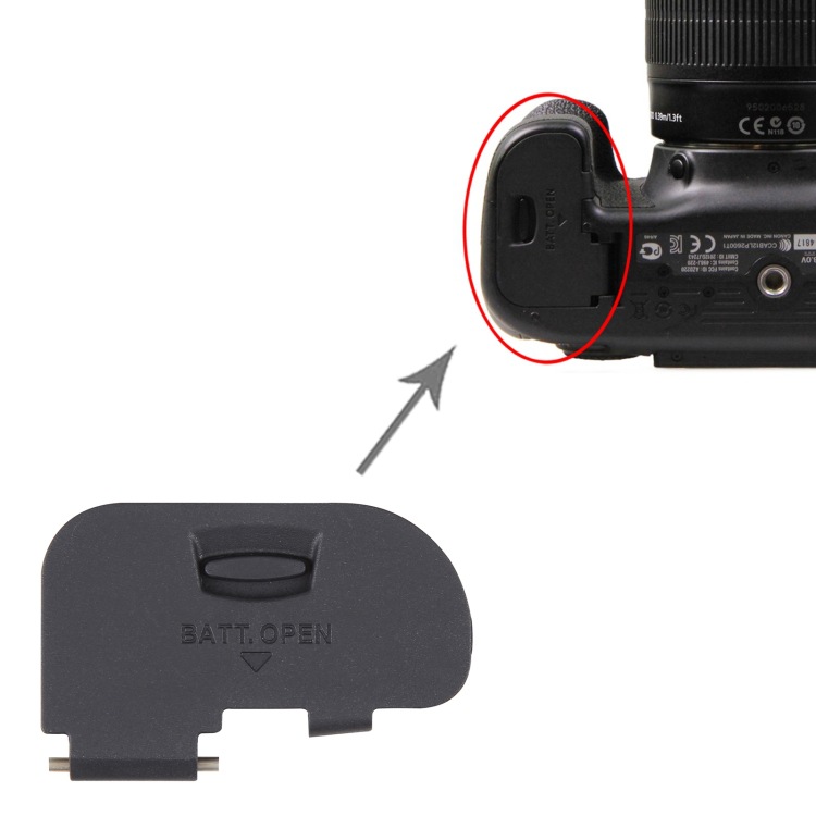 Suitable for the battery compartment cover of Canon EOS 70D/EOS 80D Application Scenario
