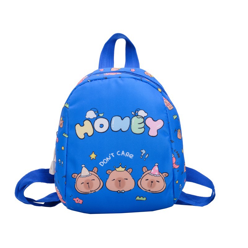 The new summer 2025 children's backpack features cute multi-color printed kindergarten bags and stylish printed girls' backpacks Item Picture