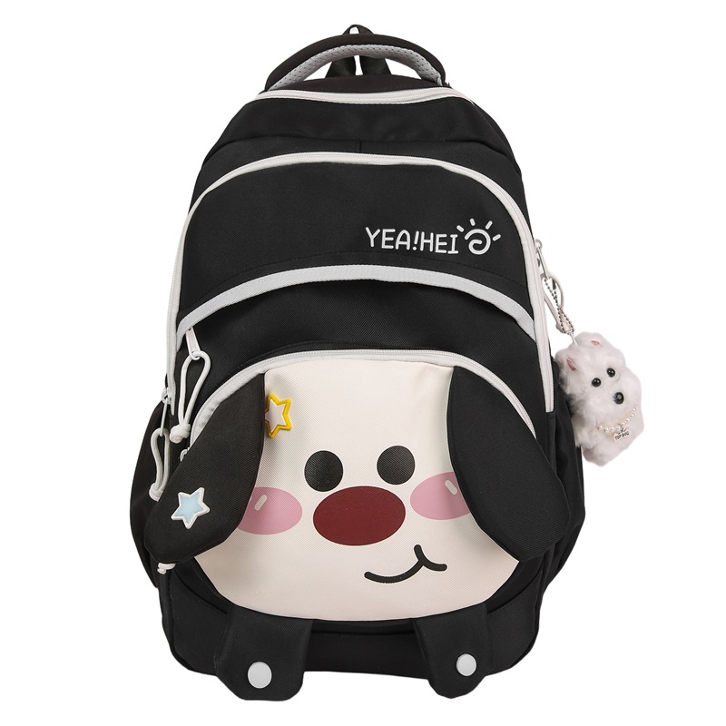 A new Japanese-style ins high-appearance-level, fresh and sweet, Harajuku style cute dog backpack for women, lightweight and large-capacity backpack Item Picture