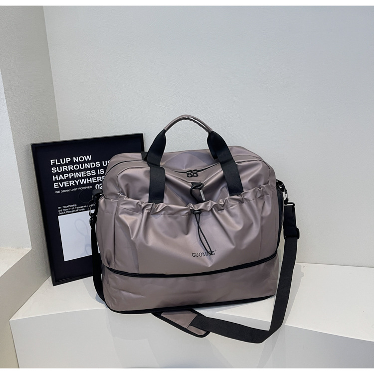 Jian Neng large-capacity fashionable short travel bag, lightweight and simple luggage bag for going out, storage sports and fitness handbag Specification drawing