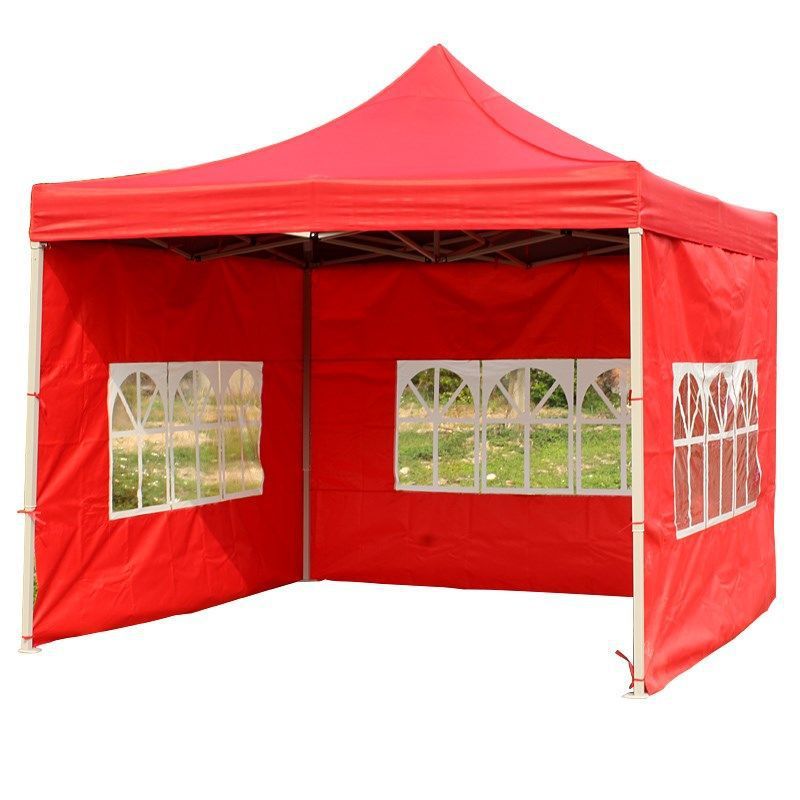 Outdoor sunshades, tents, rain shelters, stalls, four-legged folding curtains, retractable large umbrellas, four-corner sunshades, Hongzhi Item Picture