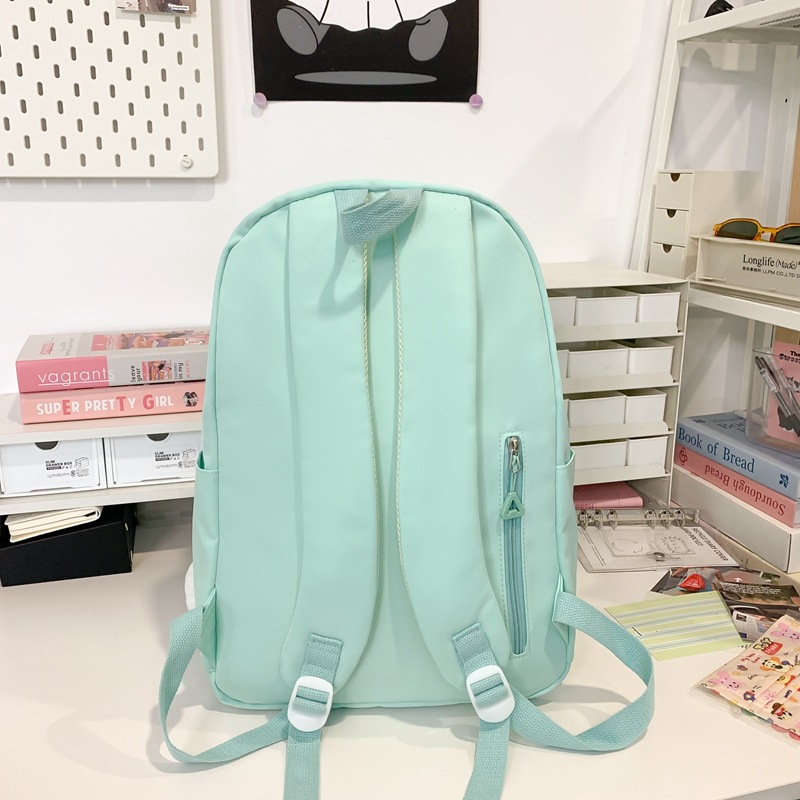 Japanese-style Instagram casual schoolbag for girls, Korean-style versatile backpack for junior high school and senior high school students, large-capacity backpack for college students Specification drawing