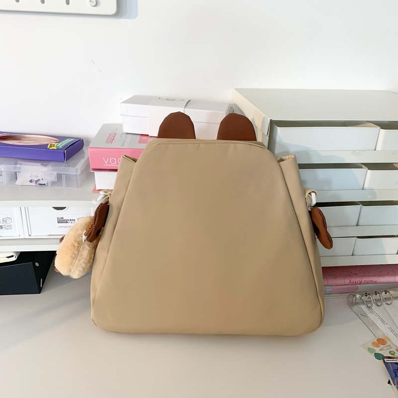 Cute little animal cartoon single-shoulder bag 2024 new style Japanese female student versatile large-capacity crossbody bag trend Specification drawing