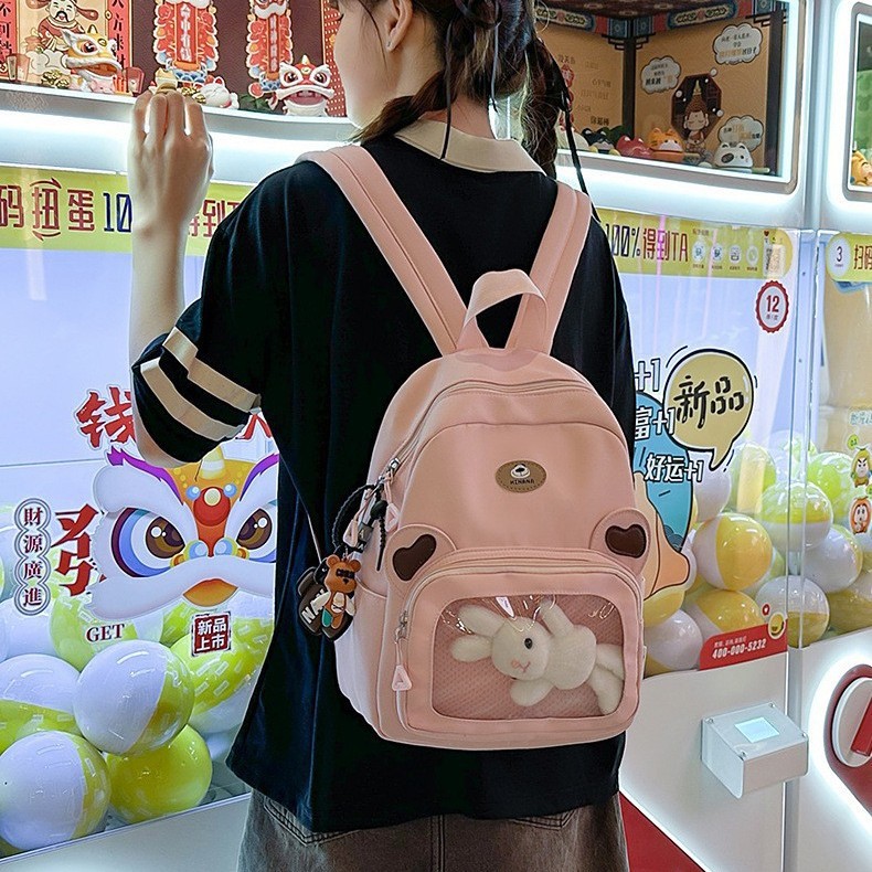 Cute cartoon girl mini backpack 2025 Summer New high appearance level children's travel and study small backpack details Picture