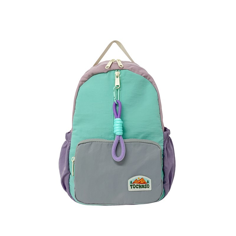 Japanese-style Instagram cute and lightweight children's travel backpack with high appearance level, ice cream color matching soft girl travel backpack Item Picture