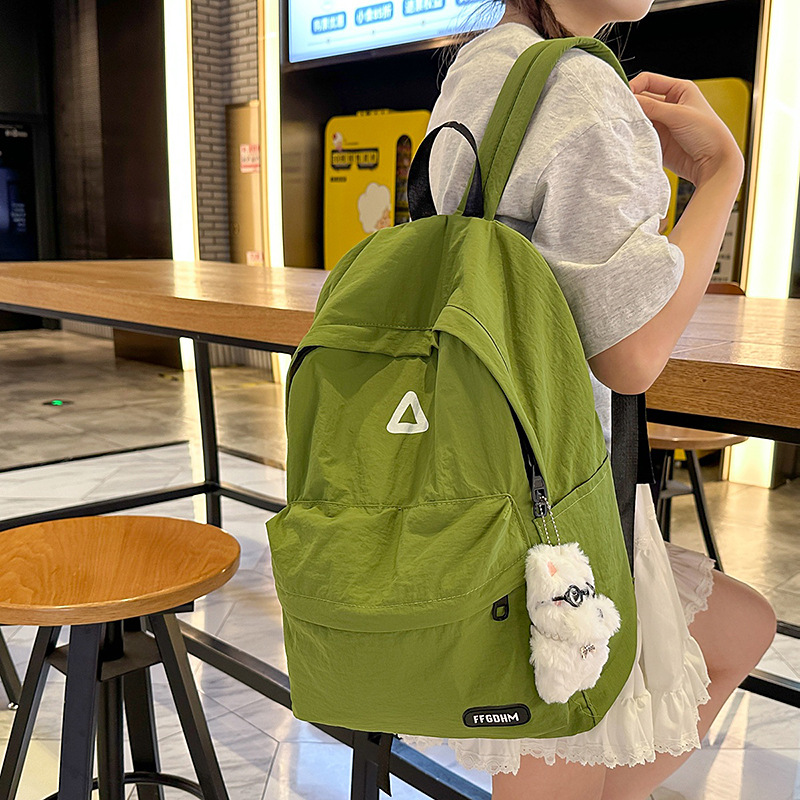 A new high-appearance-level forest-themed ins fresh candy-colored backpack, a lightweight and large-capacity backpack for junior and senior high school students details Picture