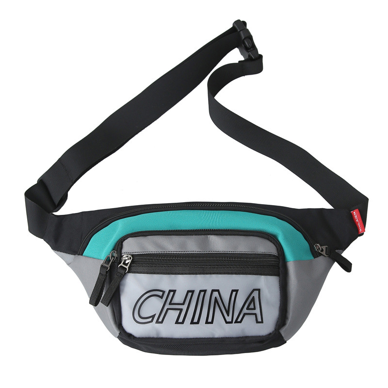 Summer's new men's trendy chest bag, a sporty and casual crossbody bag, cool and stylish couple, a color-blocking single-shoulder bag for women Item Picture