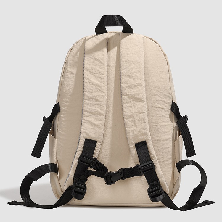 New high-appearance-level forest-themed schoolbag for women, with contrasting colors, casual, simple, lightweight, fashionable and versatile for commuting, large-capacity backpack Specification drawing