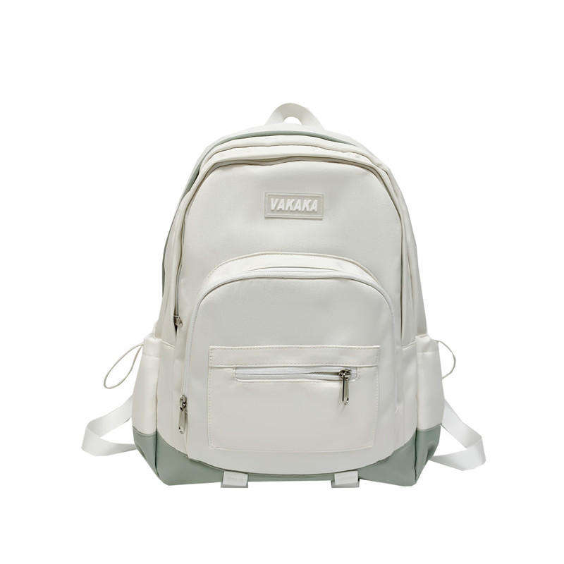The new schoolbag is lightweight and compact for girls. It is a high-quality backpack for best friends traveling. It is a forest-style backpack for middle school students Item Picture