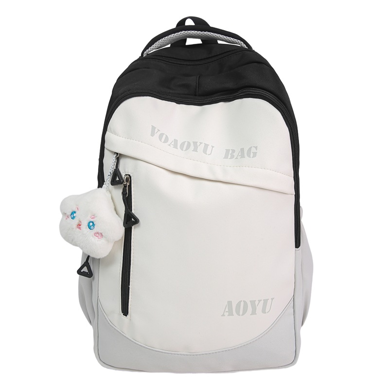 A lightweight and large-capacity backpack for women, a new Japanese-style high-appearance-level school style backpack with multiple compartments, fresh and cute for class Item Picture