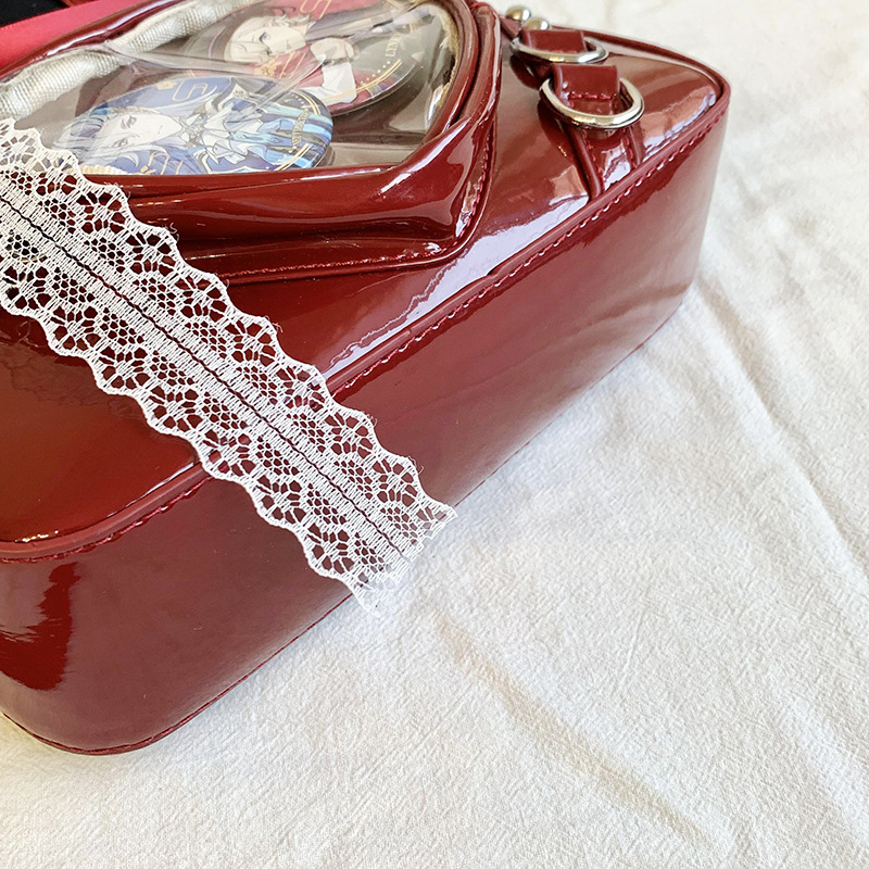 A new 2024 Japanese style versatile pain bag with high appearance standards, a sweet and cool girl single-shoulder armpit bag, and a 2D girl crossbody bag Specification drawing
