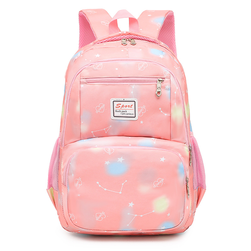 Wholesale of new fashionable and practical cross-border casual three-piece backpacks, large-capacity middle school schoolbags Item Picture