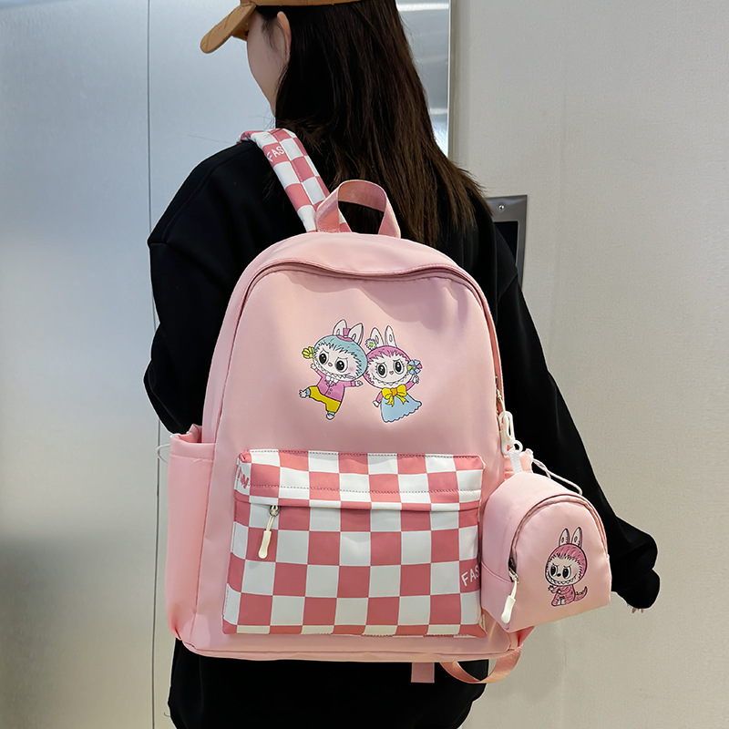 "Playful and cute Schoolbag 2025 New Korean version ins Versatile backpack for boys and girls in grades one to four of primary school. full figure
